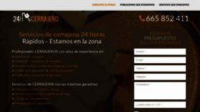 What 24hcerrajero.net website looked like in 2019 (4 years ago)