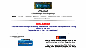 What 21streeturbanediting.com website looked like in 2019 (4 years ago)