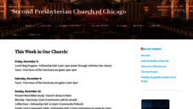 What 2ndpresbyterian.org website looked like in 2019 (4 years ago)