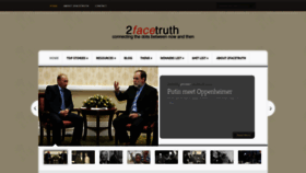 What 2facetruth.com website looked like in 2019 (4 years ago)