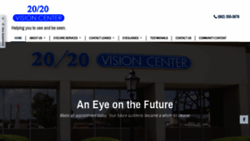 What 2020visioncenterms.com website looked like in 2019 (4 years ago)