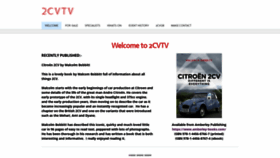 What 2cvtv.co.uk website looked like in 2019 (4 years ago)