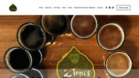 What 2tonesbrewingco.com website looked like in 2019 (4 years ago)