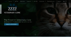 What 2222veterinaryclinic.com website looked like in 2019 (4 years ago)