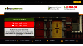 What 24h-locksmith-fulham.co.uk website looked like in 2019 (4 years ago)
