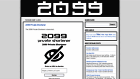 What 2099.fr website looked like in 2020 (4 years ago)