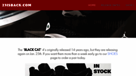 What 23isback.com website looked like in 2020 (4 years ago)