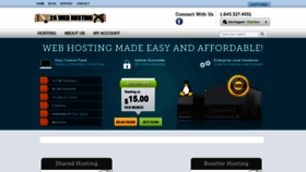 What 2awebhosting.com website looked like in 2020 (4 years ago)