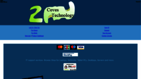 What 2coves.co.uk website looked like in 2020 (4 years ago)