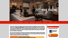 What 2020homestaging.com website looked like in 2020 (4 years ago)