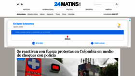 What 24matins.es website looked like in 2020 (4 years ago)