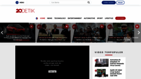 What 20.detik.com website looked like in 2020 (4 years ago)