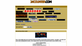 What 24counter.com website looked like in 2020 (4 years ago)