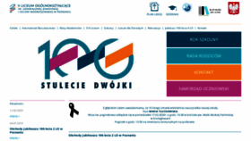 What 2lo.poznan.pl website looked like in 2020 (4 years ago)