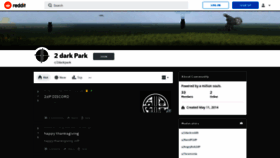 What 2darkpark.com website looked like in 2020 (4 years ago)