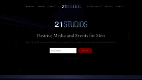 What 21studios.com website looked like in 2020 (4 years ago)