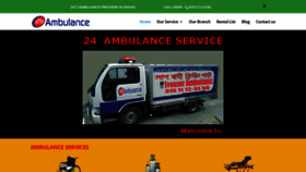 What 24ambulance.com website looked like in 2020 (4 years ago)