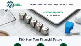 What 2020financialplanningllc.com website looked like in 2020 (5 years ago)