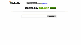 What 2b2b.com website looked like in 2020 (4 years ago)