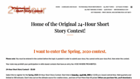 What 24hourshortstorycontest.com website looked like in 2020 (4 years ago)