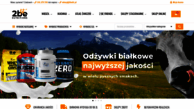 What 2befit.pl website looked like in 2020 (4 years ago)