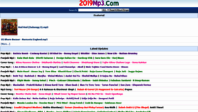 What 2019mp3.com website looked like in 2020 (4 years ago)