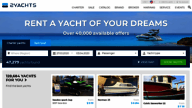 What 2yachts.com website looked like in 2020 (4 years ago)