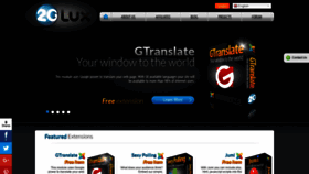 What 2glux.com website looked like in 2020 (5 years ago)