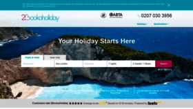 What 2bookaholiday.com website looked like in 2020 (4 years ago)