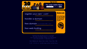 What 20fr.com website looked like in 2020 (4 years ago)