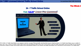 What 247trafficschoolonline.com website looked like in 2020 (3 years ago)