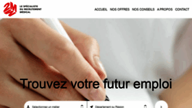 What 2mrecrutement.com website looked like in 2020 (3 years ago)