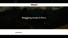 What 20blogs.pe website looked like in 2020 (3 years ago)