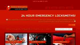 What 24-hour-emergency-locksmiths.com website looked like in 2020 (3 years ago)