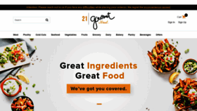 What 21gourmetstreet.com website looked like in 2020 (3 years ago)