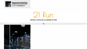 What 21run.fr website looked like in 2020 (3 years ago)