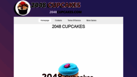 What 2048cupcakes.com website looked like in 2020 (3 years ago)