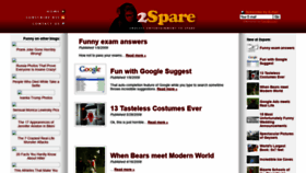 What 2spare.com website looked like in 2020 (3 years ago)