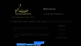 What 2caps-immobilier.com website looked like in 2020 (3 years ago)