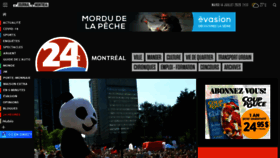 What 24heures.ca website looked like in 2020 (3 years ago)