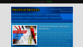 What 247electrician.info website looked like in 2020 (3 years ago)