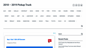 What 2017pickuptruck.com website looked like in 2020 (3 years ago)