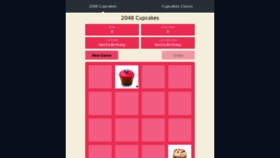 What 2048cupcakes.net website looked like in 2020 (3 years ago)