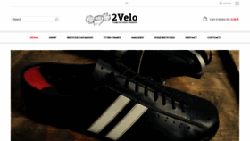 What 2velo.com website looked like in 2020 (3 years ago)