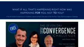 What 2020convergence.com website looked like in 2020 (3 years ago)