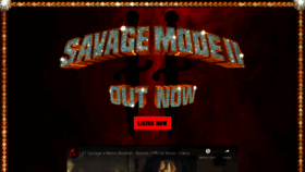 What 21savage.com website looked like in 2020 (3 years ago)