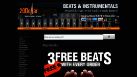 What 20dollarbeats.com website looked like in 2020 (3 years ago)