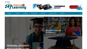 What 247digitallearning.com website looked like in 2020 (3 years ago)