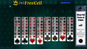 What 247freecell.com website looked like in 2020 (3 years ago)