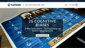 What 25cognitivebiases.com website looked like in 2020 (3 years ago)